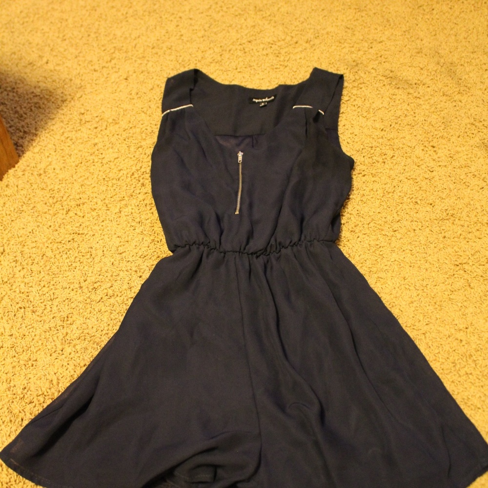 Navy Blue Romper